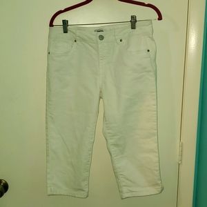 d.jeans White Denim Shorts
